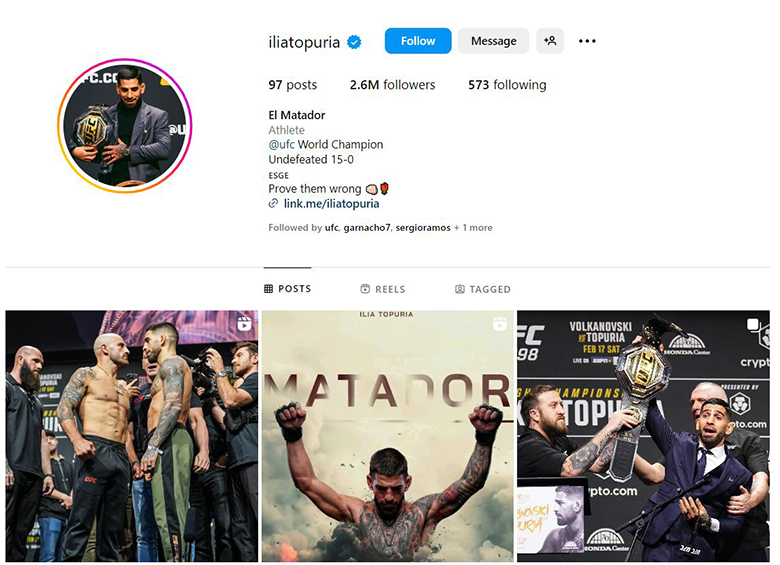 Ilia Topuria 'predicts' his victory at UFC 298? - Photo 2