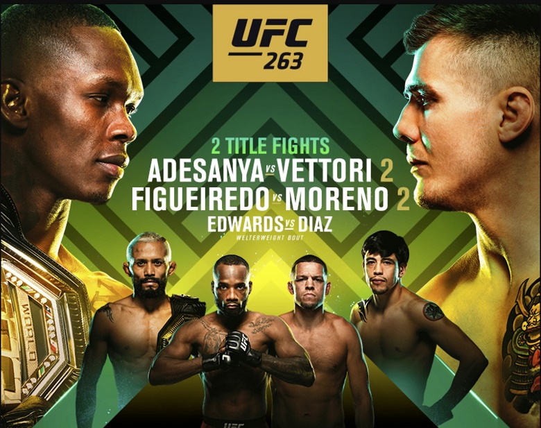 Watch live UFC 263: Israel Adesanya vs Marvin Vettori 2 - Photo 1