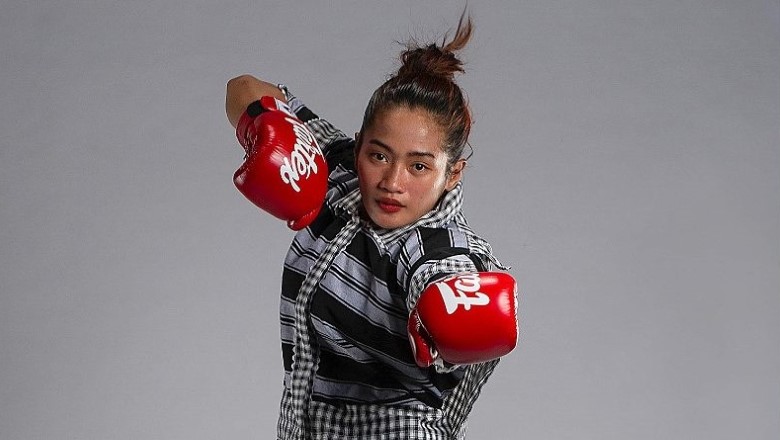Jenelyn Olsim, the female boxer is expected to be the next opponent of Bi Nguyen? - Photo 2