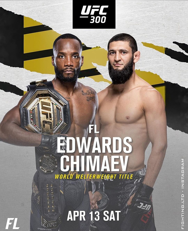 Khamzat Chimaev encountered Leon Edwards at UFC 300? - Photo 1