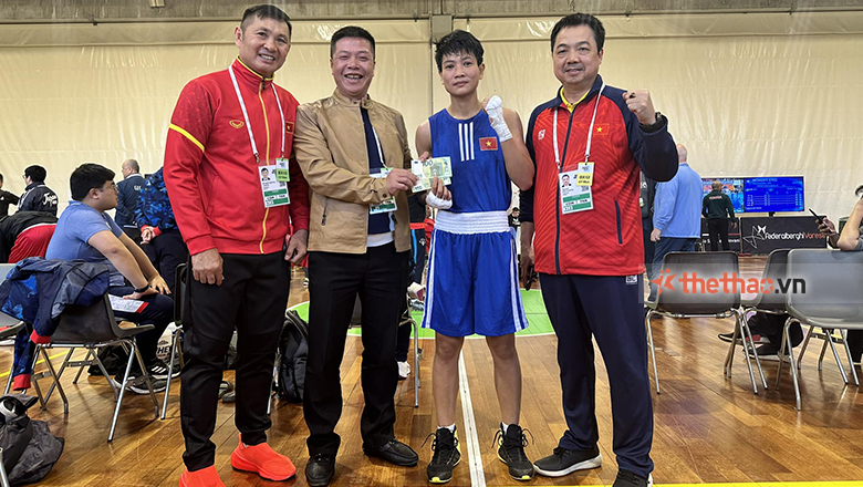 Kim Anh was rewarded hot after the impressive victory in the Olympic round of Boxing - Photo 1