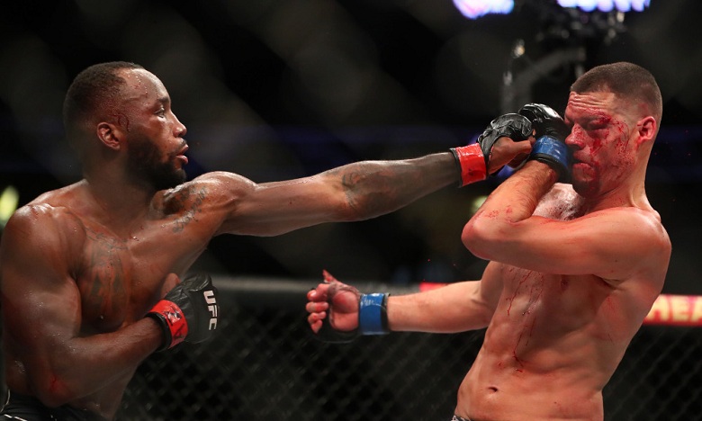 Leon Edwards narrowly escaped from Nate Diaz - Photo 1