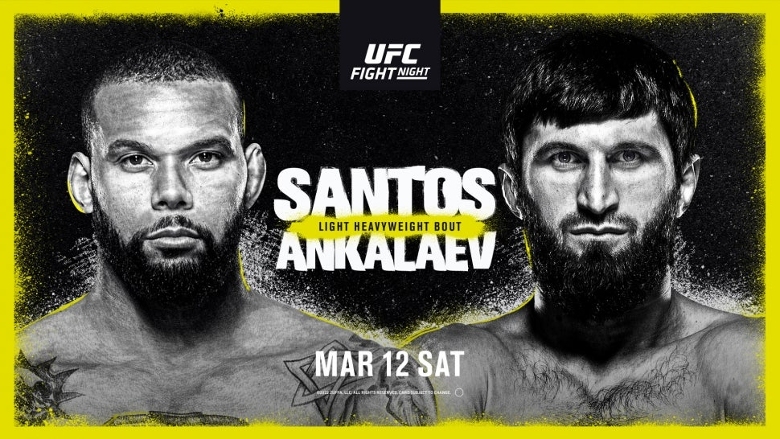 Link to watch live UFC Fight Night Santos vs Ankalaev, 07:00 on March 13 - Photo 1
