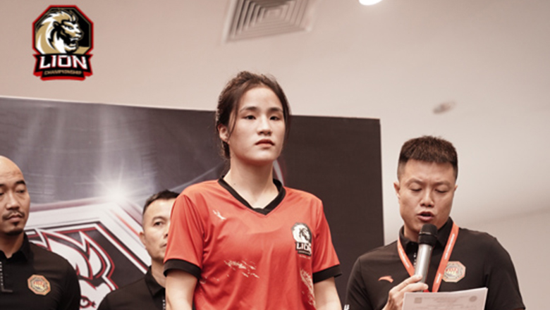 Lion Championship 11: Female boxer must face -off alone because the opponent is busy with weight - Photo 1