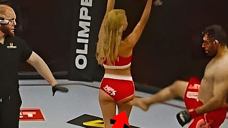 MMA boxers are banned from playing for a lifetime for Ring Girl - Photo 1