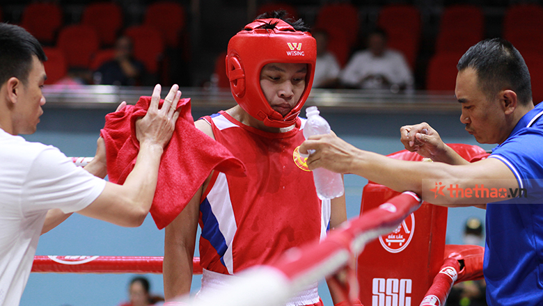 Maintain the results of the match between Ha Minh Tuan and Ngo Quang Truong in the young Boxing tournament - Photo 1