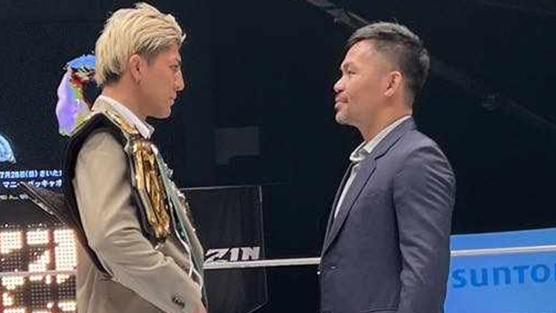 Manny Pacquiao performs with Japanese Kickboxing star - Photo 1