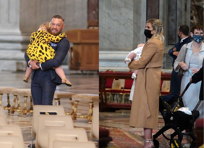 Conor McGregor in Rome: Meet Jose Mourinho, baptized his son at the Vatican - Photo 1