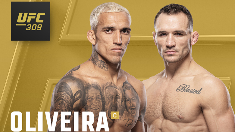 Michael Chandler encountered Charles Oliveira at UFC 309 - Photo 1