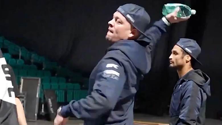 Nate Diaz causes trouble with Makhachev at UFC 310 - Photo 1