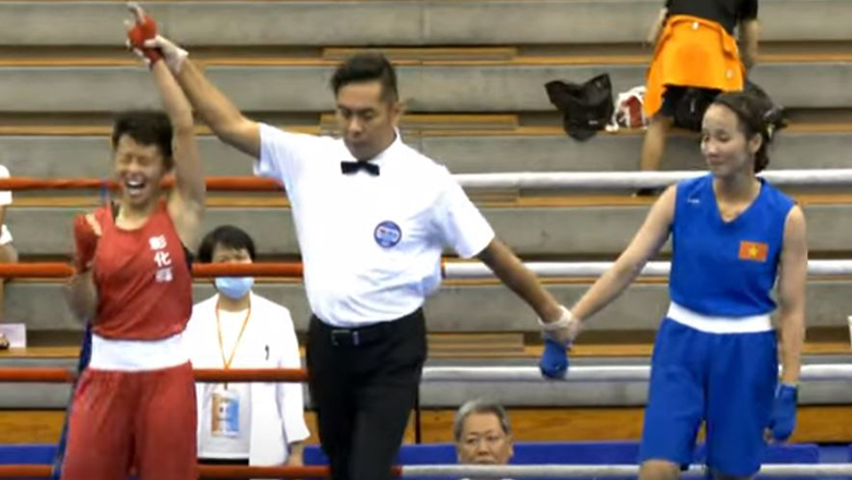 Ngoc Tran lost to the Kickboxing boxer in the expanded Chinese Taipei Boxing Tournament - Photo 1