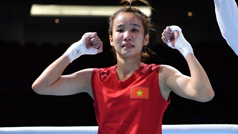 Ngoc Tran won the first match, encountered the world champion in the quarterfinals of Boxing Asiad 19 - Photo 1
