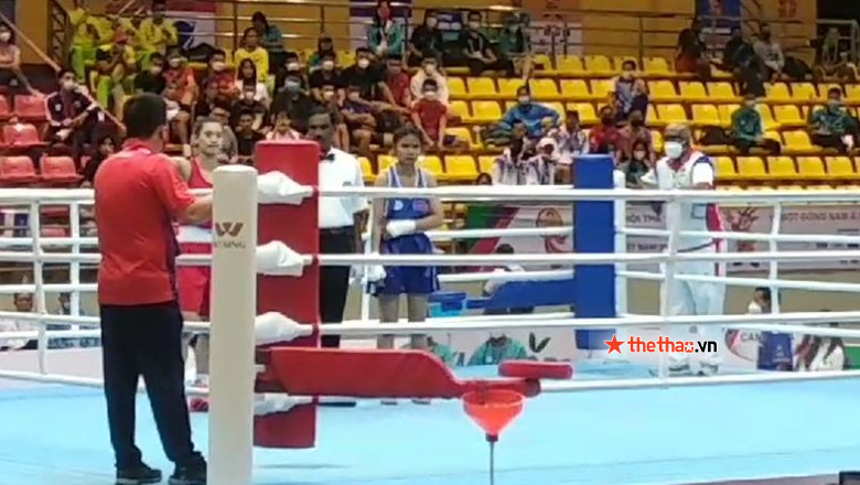 Boxing SEA Games 31: Nguyen Thi Tam defeated the opponent in the first half - Photo 1