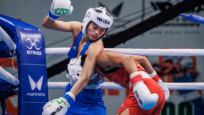 Nguyen Thi Tam reunited the world boxing champion in the first round of ASIAD 19 - Photo 1