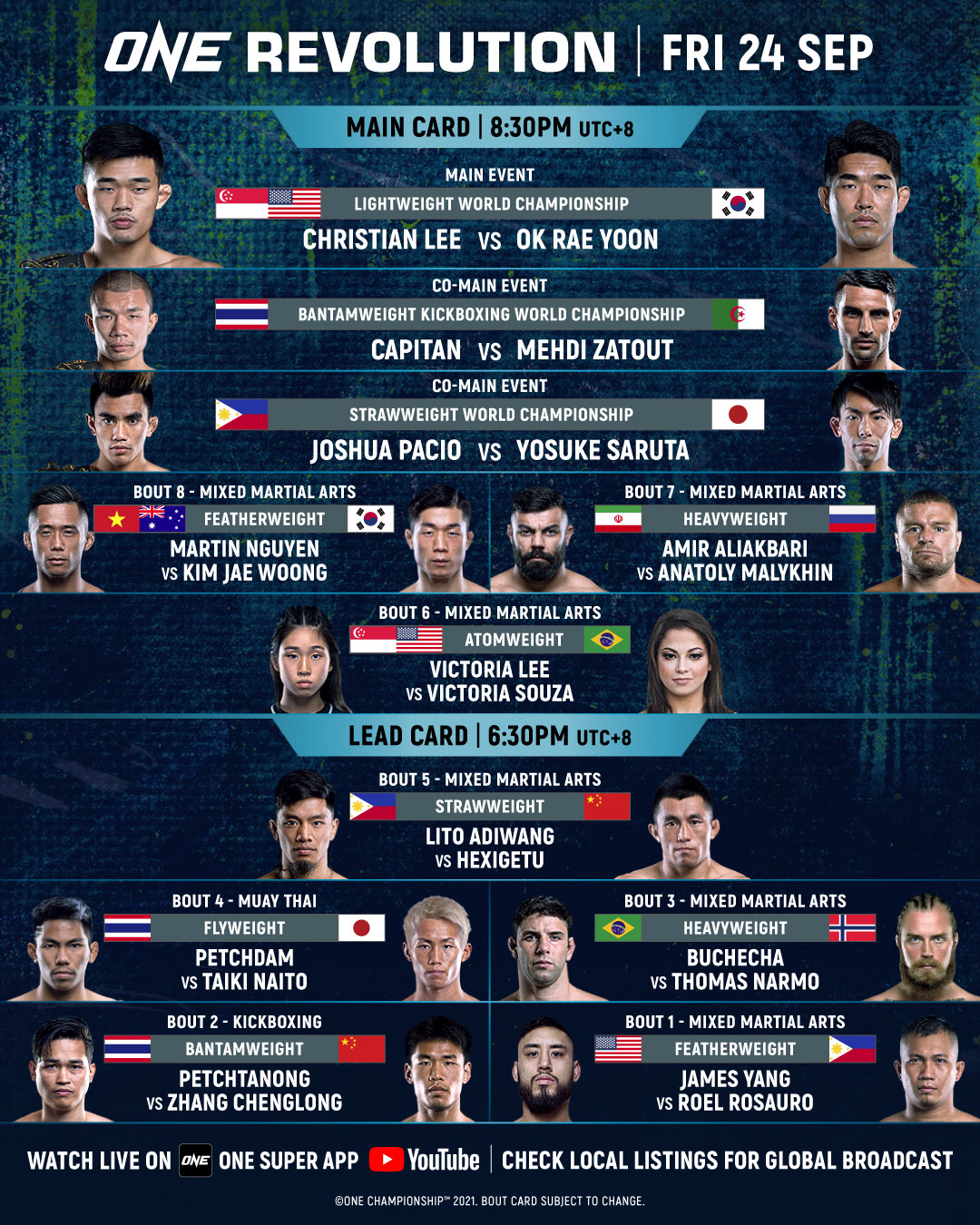 Watch directly ONE Championship: Martin Nguyen vs. Kim Jae Woong - Photo 1