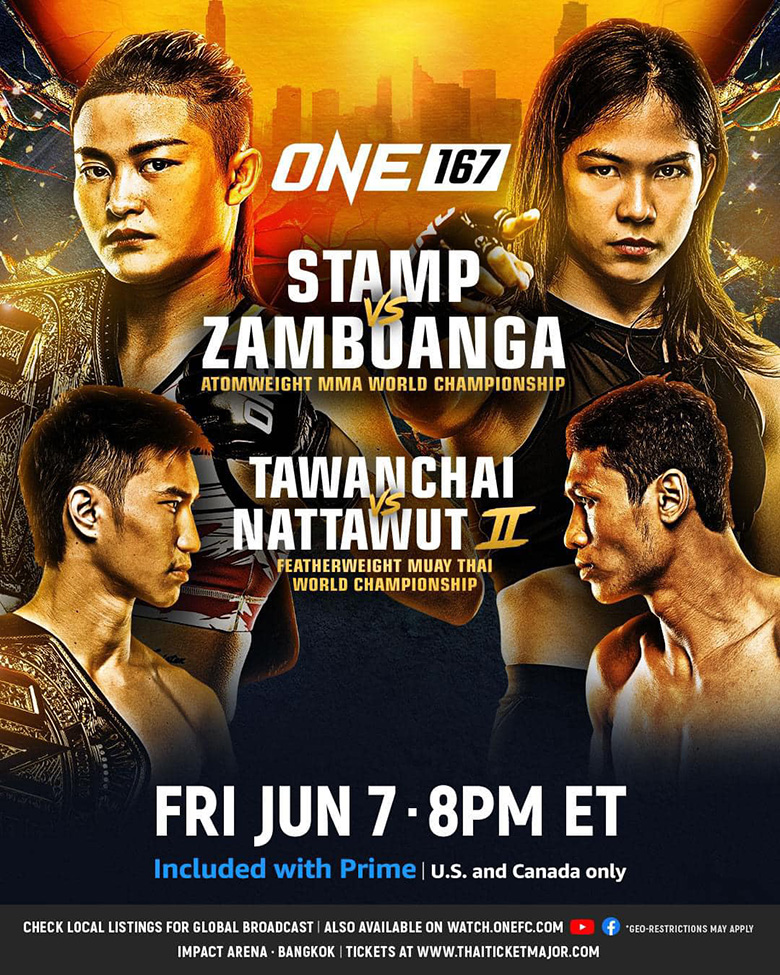 One 167 takes place in Thailand, Stamp and Tawanchai Thuong Dai - Photo 1