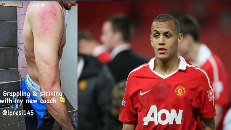 Ravel Morrison: Former prodigy Man Utd bruised with his hand when on the MMA training floor - Photo 1