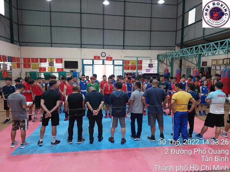 Recruiting Boxing Ho Chi Minh City and the army to practice before the national tournament - Photo 1