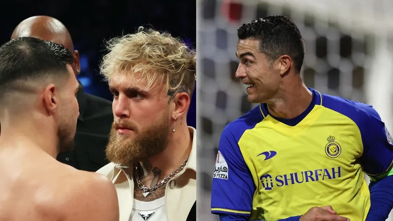 Ronaldo accepted Jake Paul, attended the audience with Tommy Fury - Photo 1