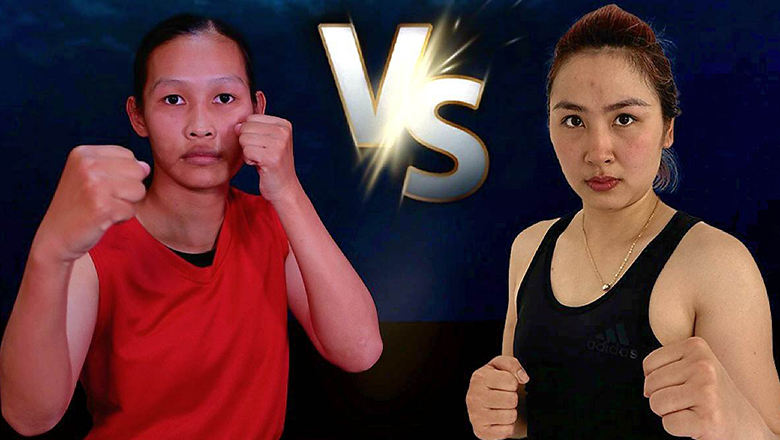 Ngoc Anh (black shirt) meet Vu Duyen (red shirt) at VSP Pro 4