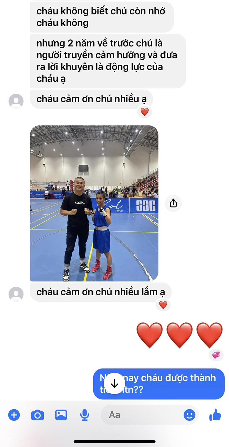 She asked for advice from Truong Dinh Hoang to pursue Boxing championship nationwide - Photo 3