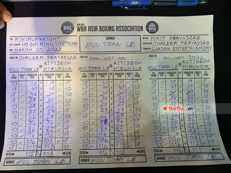Thai referee Le Huu Toan won Kitidech Hirunsuk - Photo 3