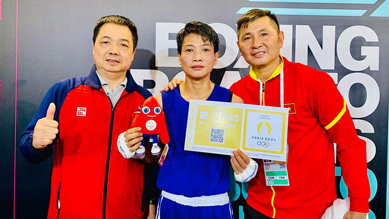 Thai coach help Kim Anh win tickets to the Paris Olympic Games - Photo 1