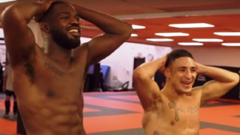 Jon Jones commented on the collection clip 