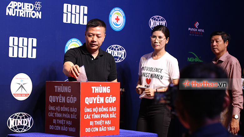 The National Boxing Award 2024 donates to support the victim of Storm Yagi - Photo 1