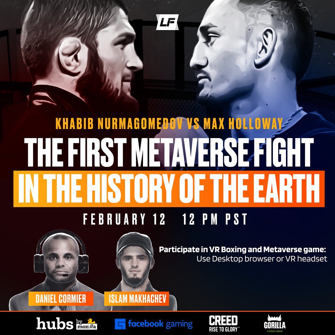 Khabib vs Max Holloway: The first match takes place on Metaverse - Photo 1