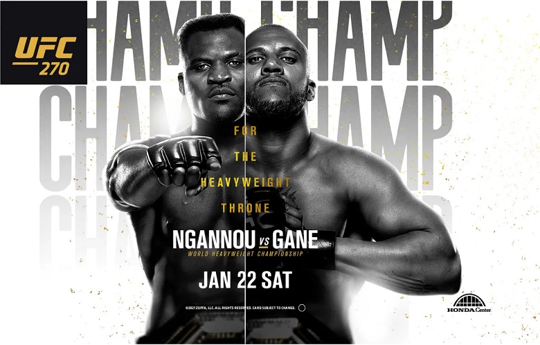 UFC 270 schedule: Francis nunnou vs Ciryl Gane - Photo 1