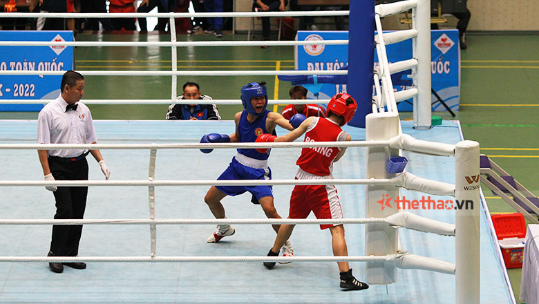 Thu Nhi Thuong Dai, encountered Diem Kieu in the semi -finals boxing - Photo 1