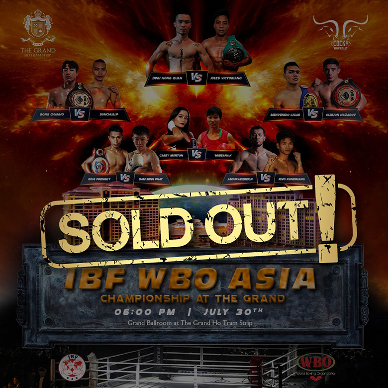 Ticketing IBF & Wbo the Asian Championship - Photo 1