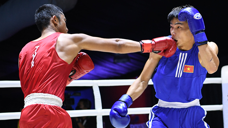 Tran Duc Tho reunited with the 'Boxing monster' in Thailand at SEA Games 32 - Photo 1