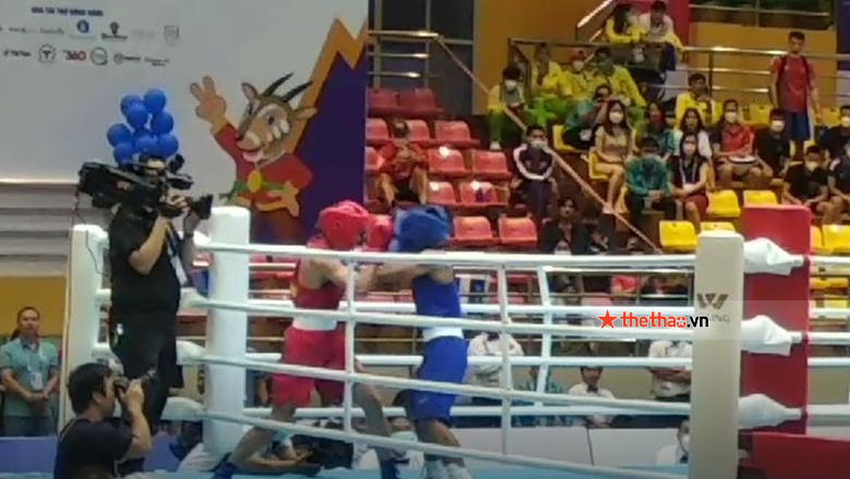 Tran Thi Linh defeated the martial artist to win the Olympic medal at SEA Games 31 - Photo 1