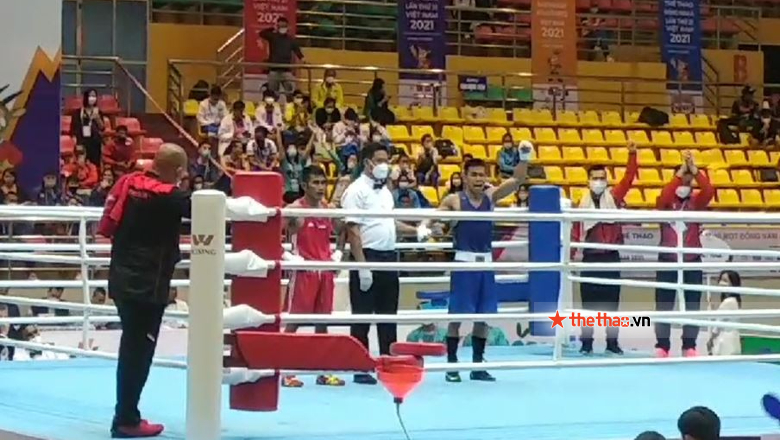 Tran Van Thao brought the first victory for Boxing Vietnam at SEA Games 31 - Photo 1