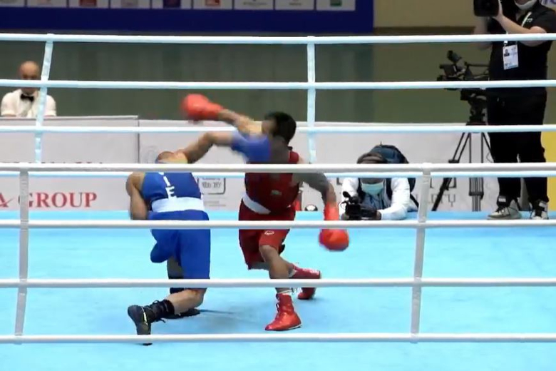 Tran Van Thao defeated Myanmar boxer, met the Philippine 'monster' in the SEA Games Final - Photo 1