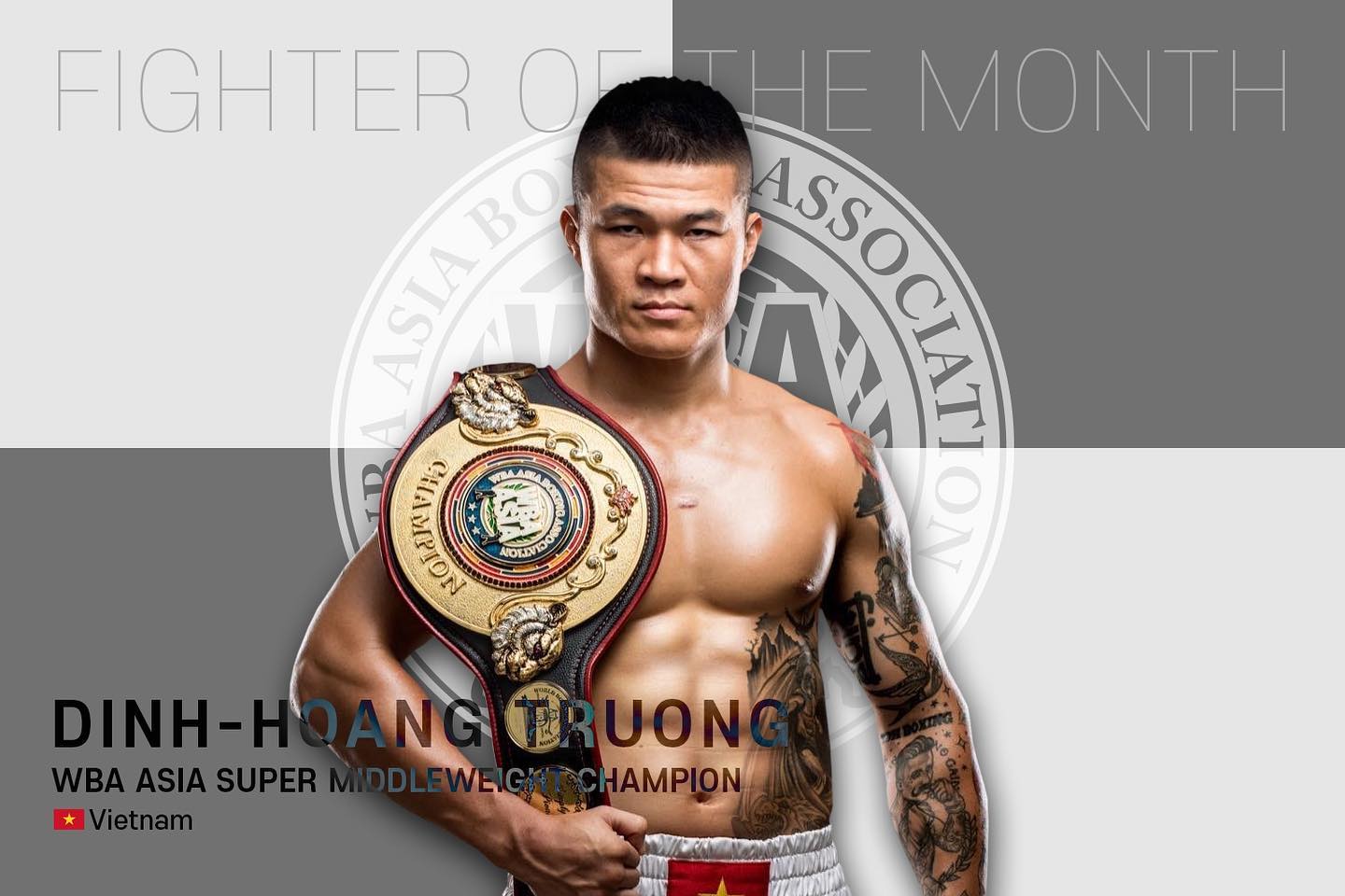 Truong Dinh Hoang was voted the best boxer WBA Asia in March - Photo 1