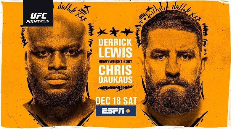 UFC Fight Night Lewis vs Daukaus schedule on December 19 - Photo 1