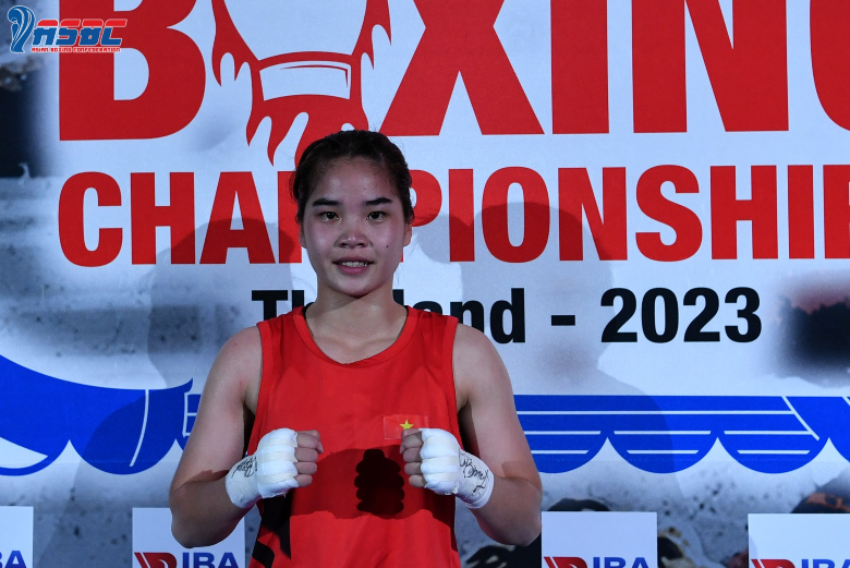 Vietnamese boxers won the first match of the Asian boxing U22 - Photo 1