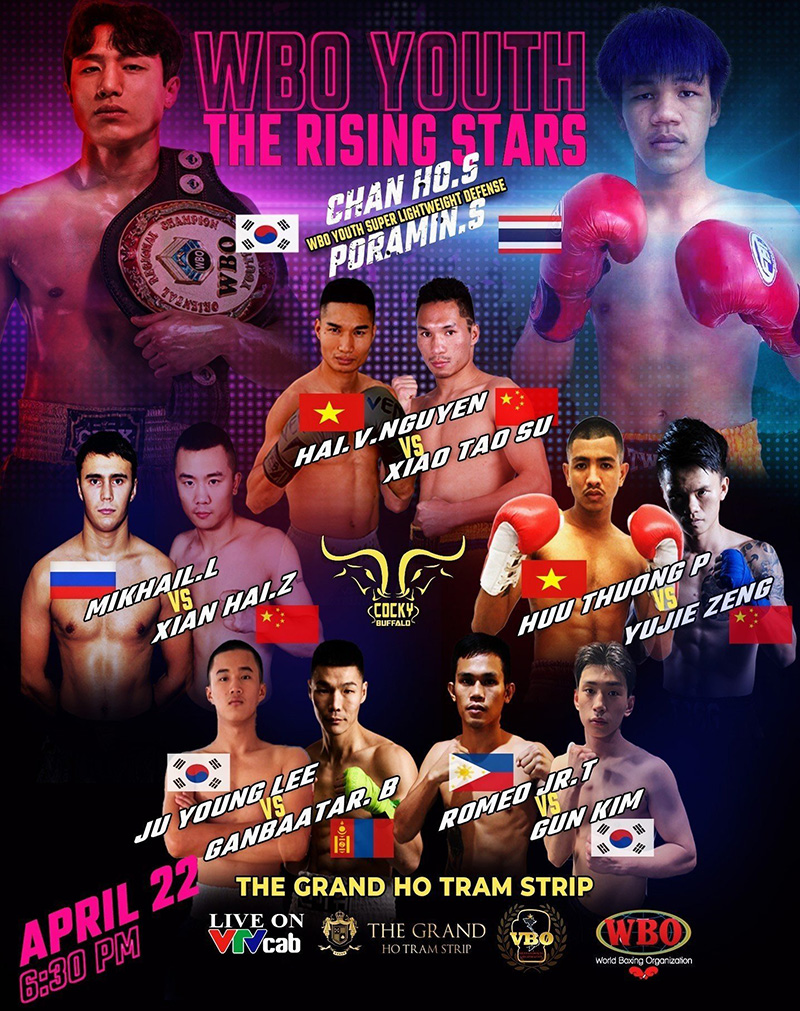 Vietnamese Master Master Championship at the International Boxing event WBO Chapter 3 The Rising Stars - Photo 7