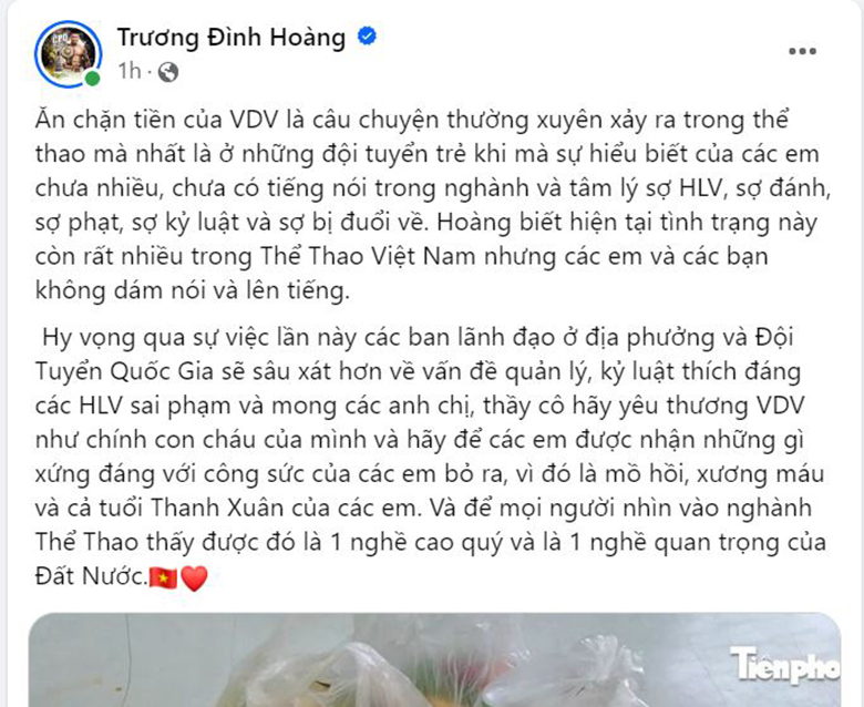 Martial artist Truong Dinh Hoang: Blocking athletes is a frequent story of Vietnamese sports - Photo 1