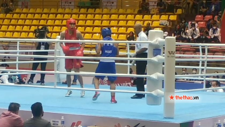 Vuong Thi Vy won the Philippine boxer, Boxing Vietnam won the 3 finals of SEA Games - Photo 1