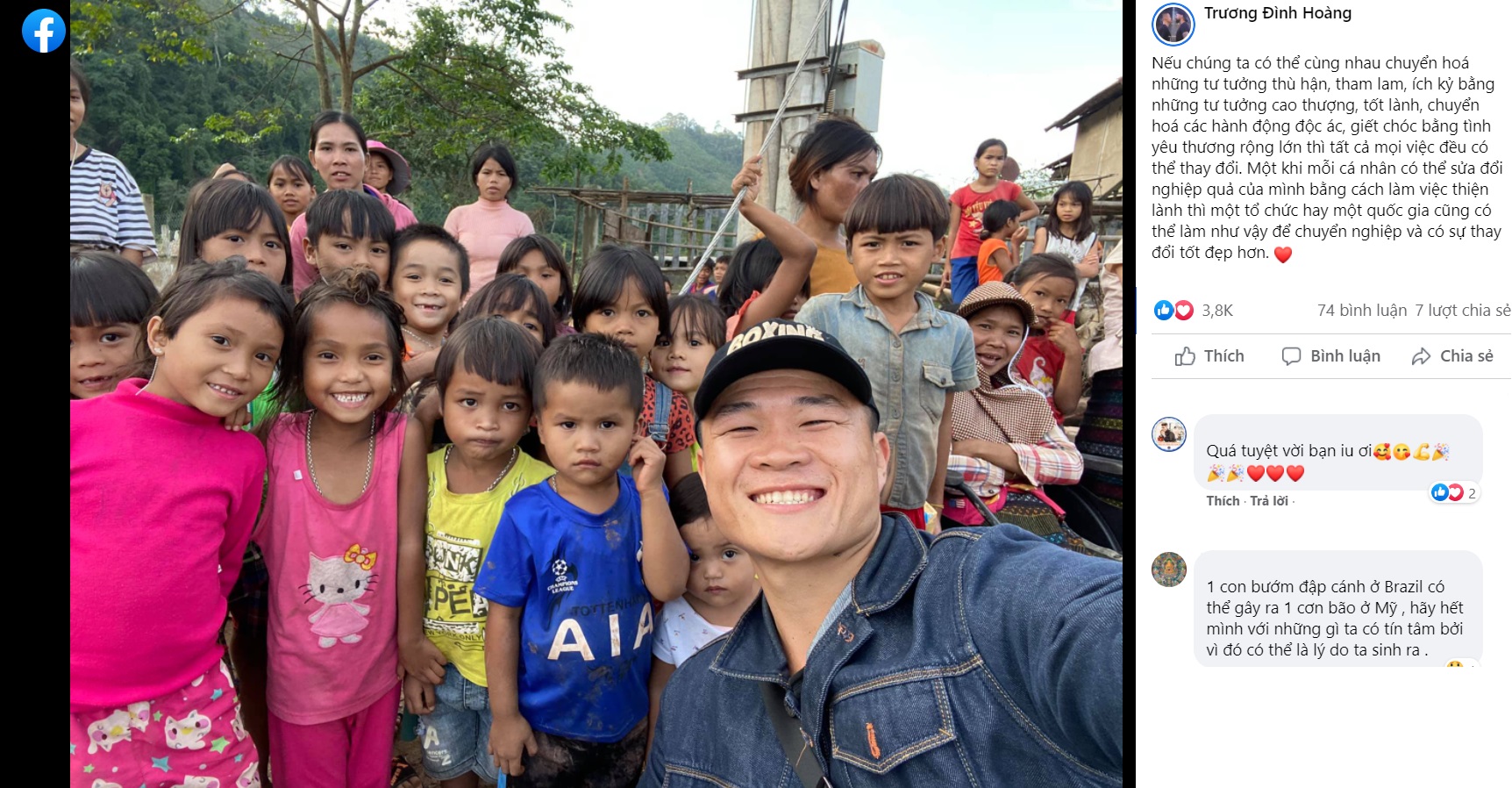 Charity as Truong Dinh Hoang: Cash, excerpts against Covid -19 - Photo 2