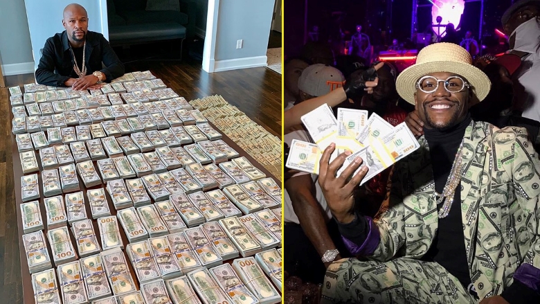 Floyd Mayweather revealed a huge amount of money earned after a competition with Logan Paul - Photo 1