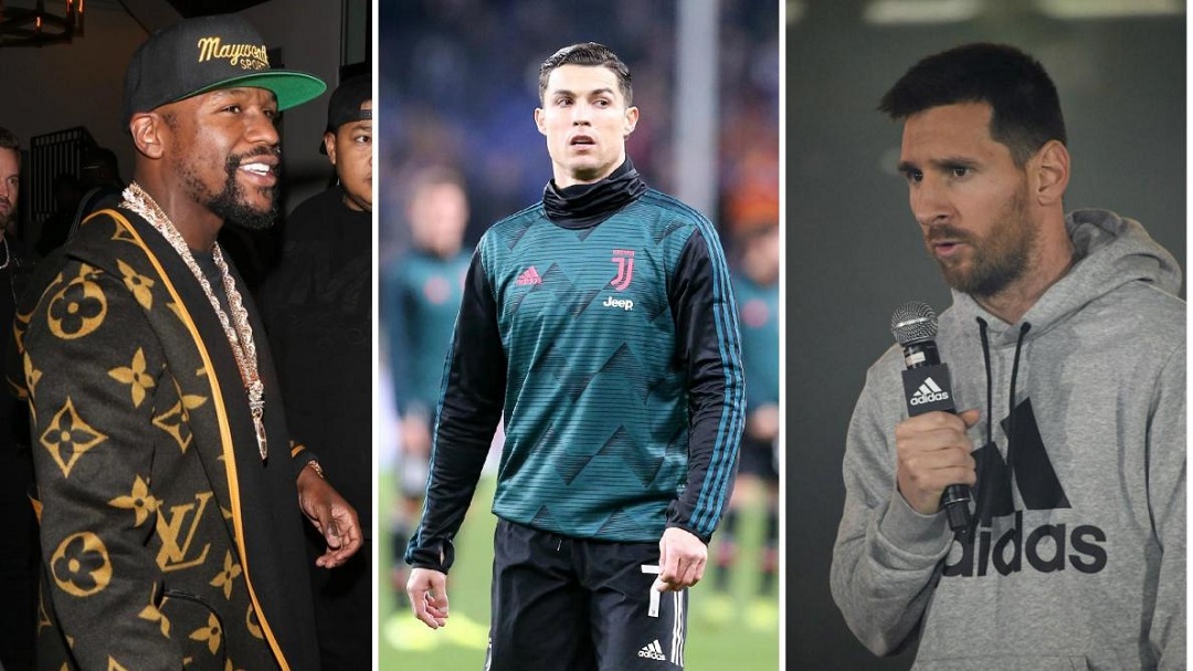 Messi -Ronaldo's annual income is not equal to Mayweather 1 match - Photo 1