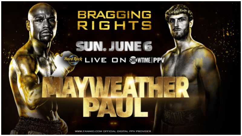 The match between Floyd Mayweather and Logan Paul reached 1 million live views - Photo 1