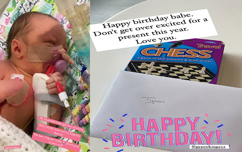 Tyson Fury welcomes a memorable birthday after the 'miracle' of her daughter Athena - Photo 1