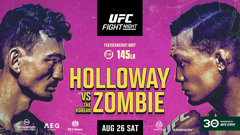 Watch live UFC Fight Night: Holloway vs the Korean Zombie - Photo 1
