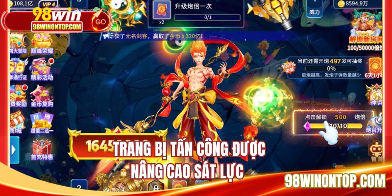 Trang bị tấn công được nâng cao sát lực